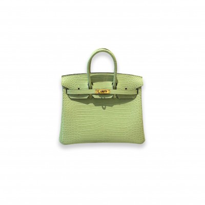 HERMES MASTER BIRKIN 20 R9 IN JAUNE BOURGEON SILVER BUCKLE (20*16*11cm)